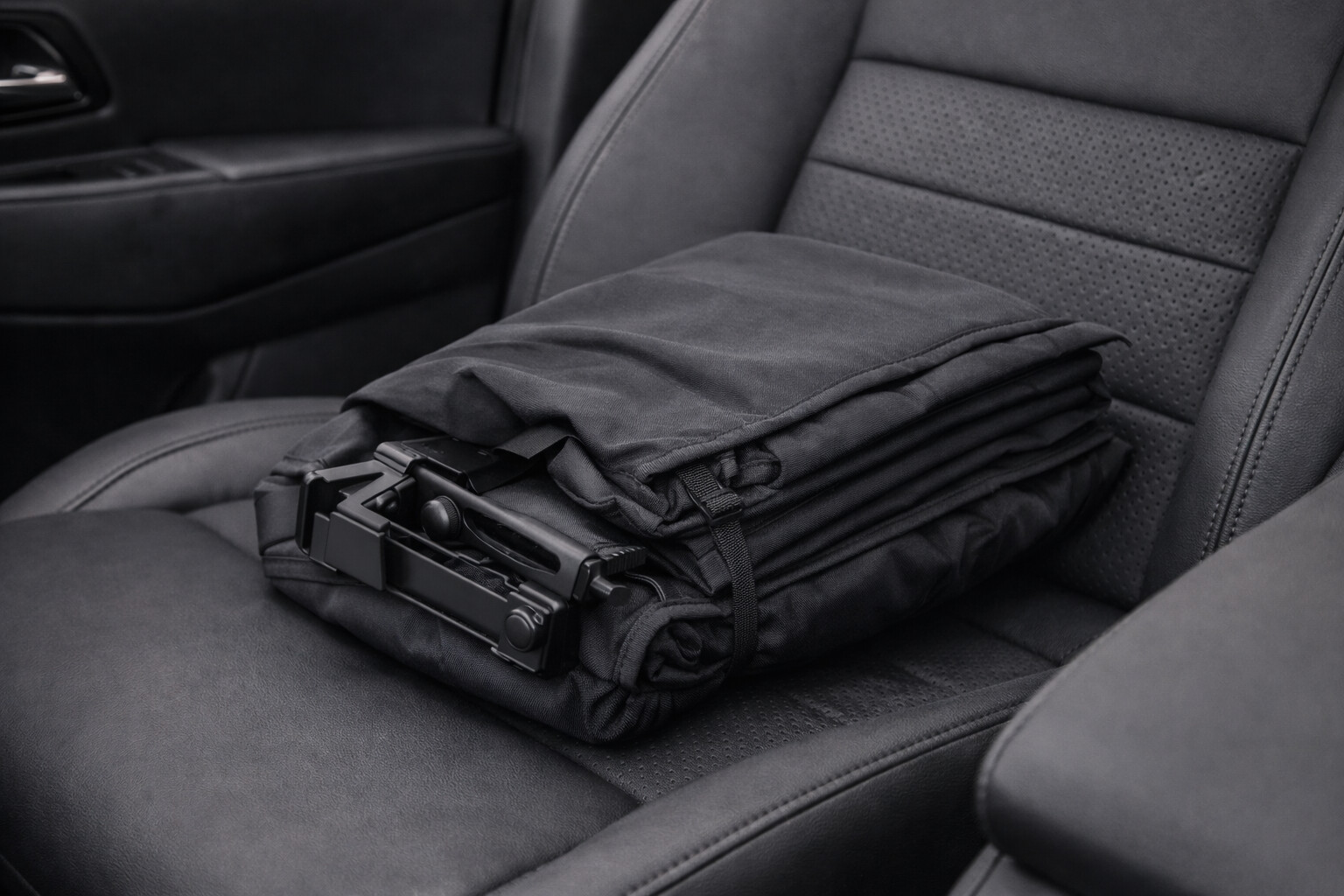 Nap Shade assembled in a compact, ready-to-install form