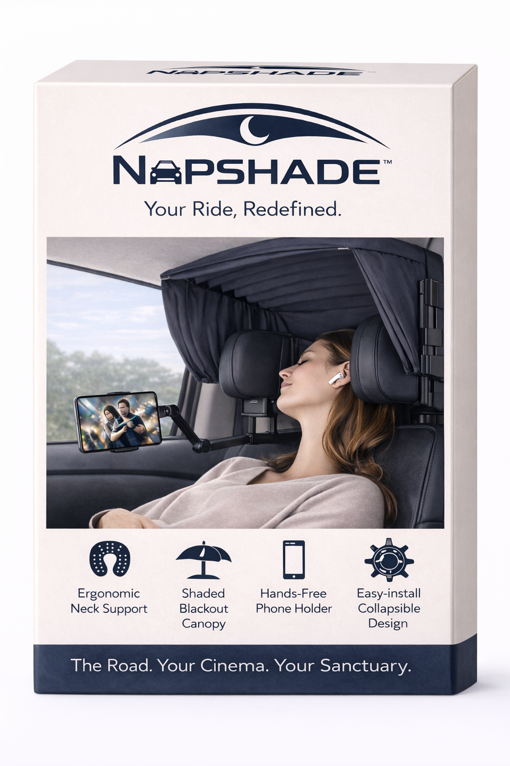 Nap Shade main product shot — ultimate travel relaxation solution